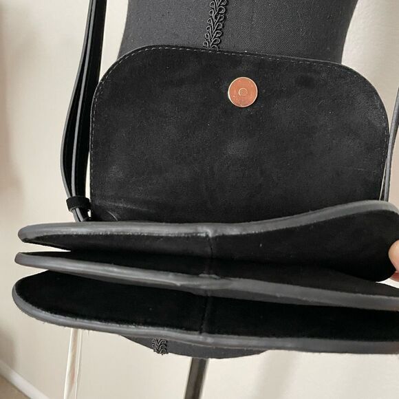 NWT Zara Split Leather Crossbody - Picture 6 of 11
